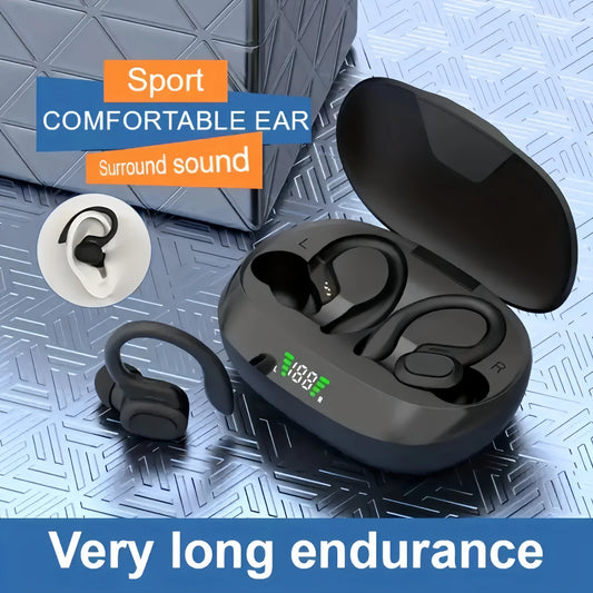 True Wireless Earbuds with LED Case