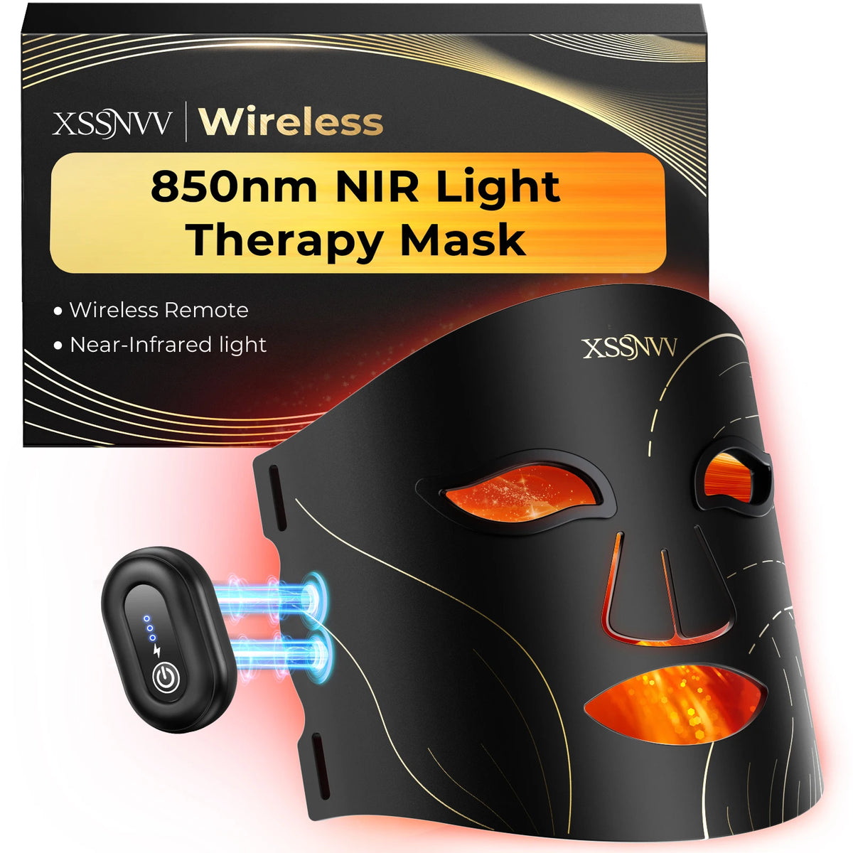 Cordless Red and Infrared LED Face Mask