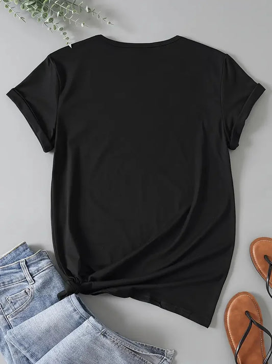 Luxury Monogram Letter Print Unisex Tee