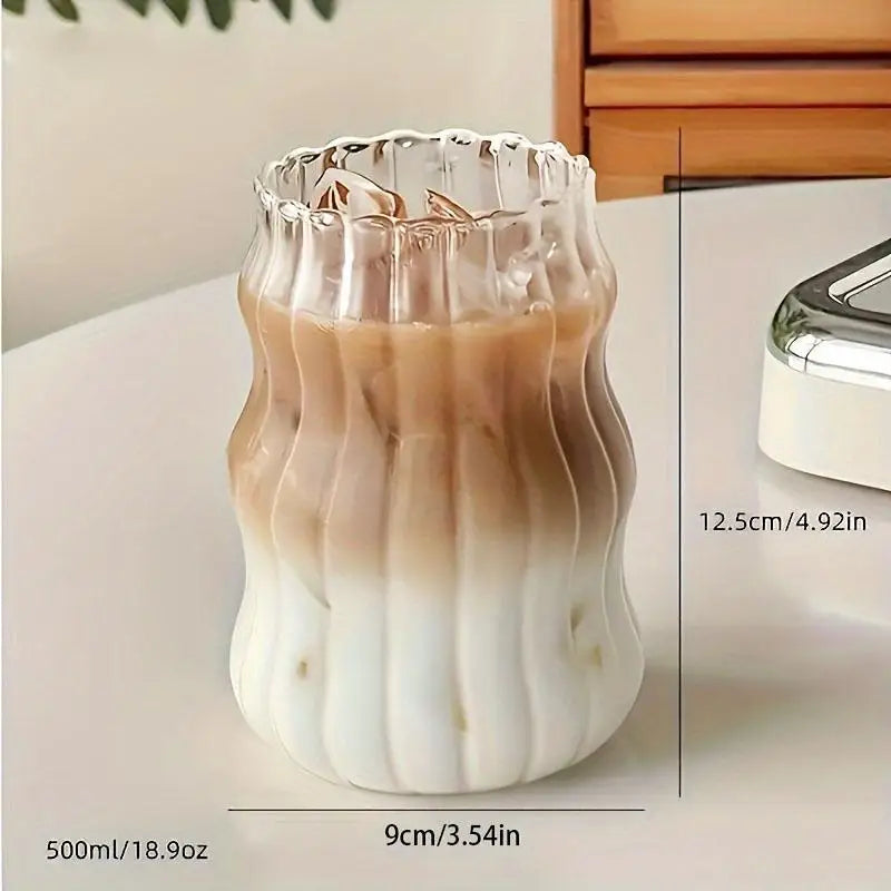 Cloud-Shaped Borosilicate Glass Cup
