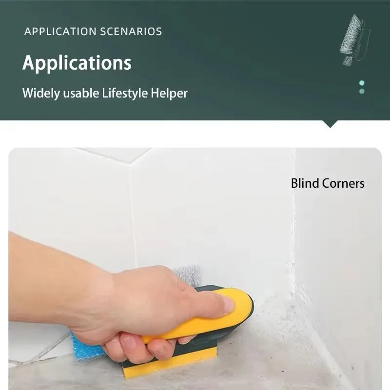 3-in-1 Grout & Crevice Detail Brush Set