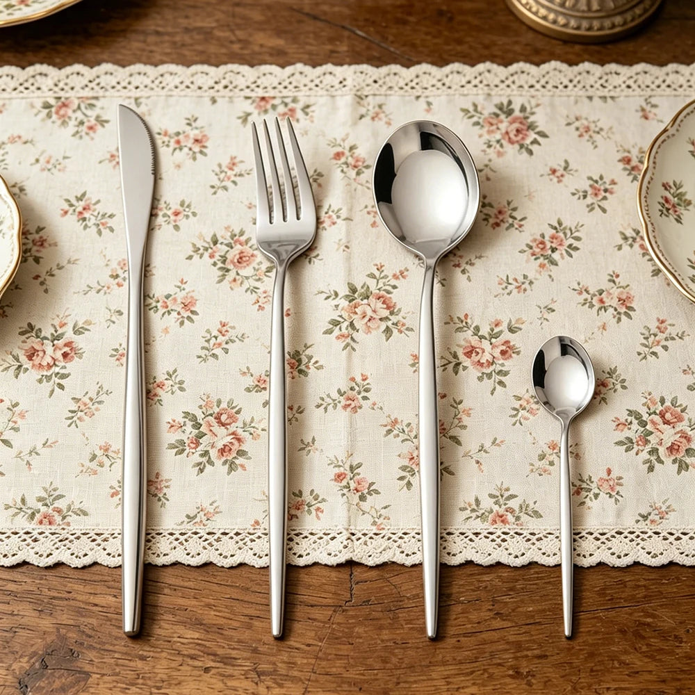 4-Piece Gold Stainless Steel Cutlery Set