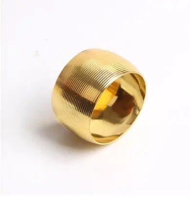 Gold Metal Napkin Ring – Hotel Collection