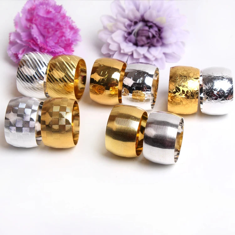 Gold Metal Napkin Ring – Hotel Collection
