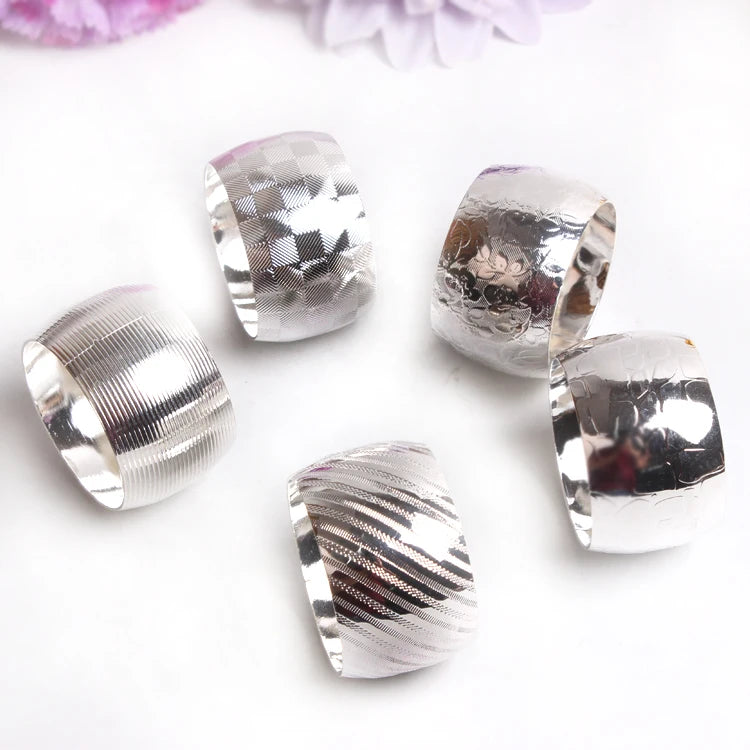 Gold Metal Napkin Ring – Hotel Collection