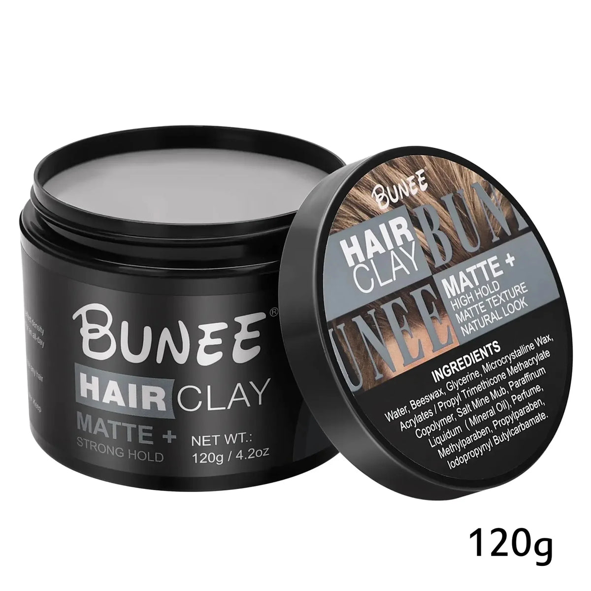 Men's Matte Hair Paste, Water-Based Texture, 100–120 g