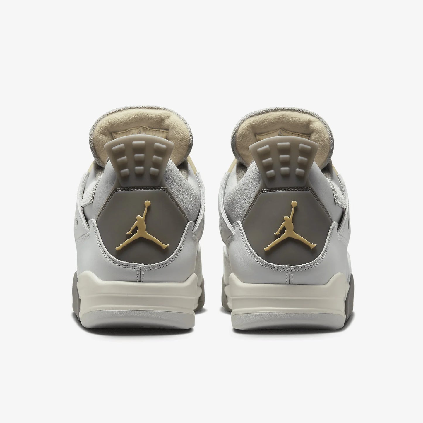 Nike Air Jordan 4 Unisex Sneakers (Gray)