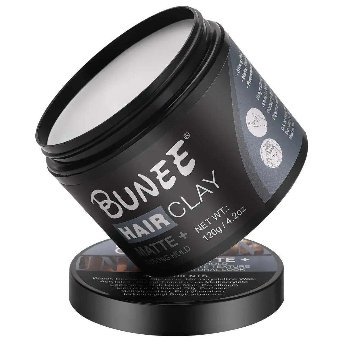 Men's Matte Hair Paste, Water-Based Texture, 100–120 g
