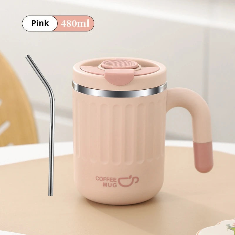480ml Double-Wall Stainless Steel Travel Mug