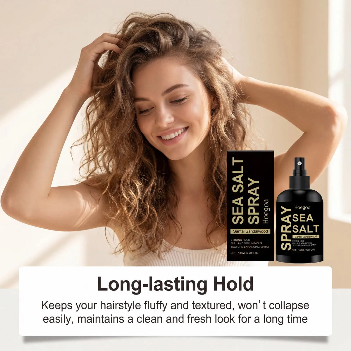 Sea Salt Texturizing Spray, Volume & Matte Waves, 100 ml