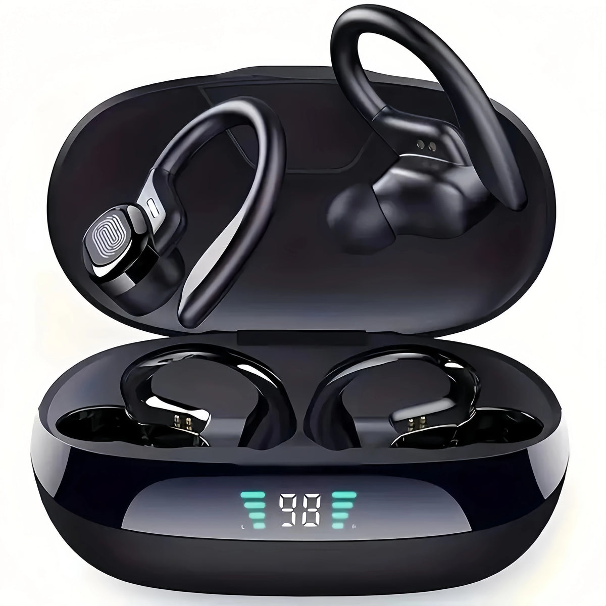 True Wireless Earbuds with LED Case