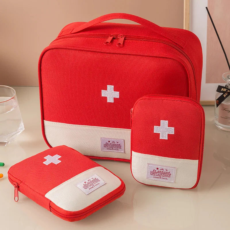 Portable Travel First Aid & Medicine Pouch