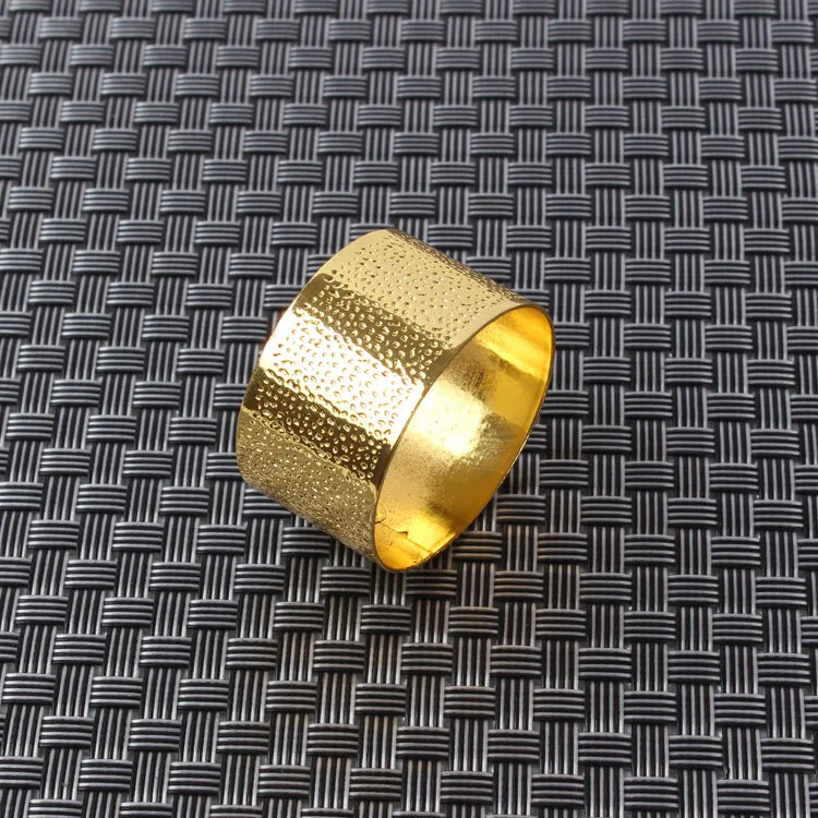 Gold Metal Napkin Ring – Hotel Collection