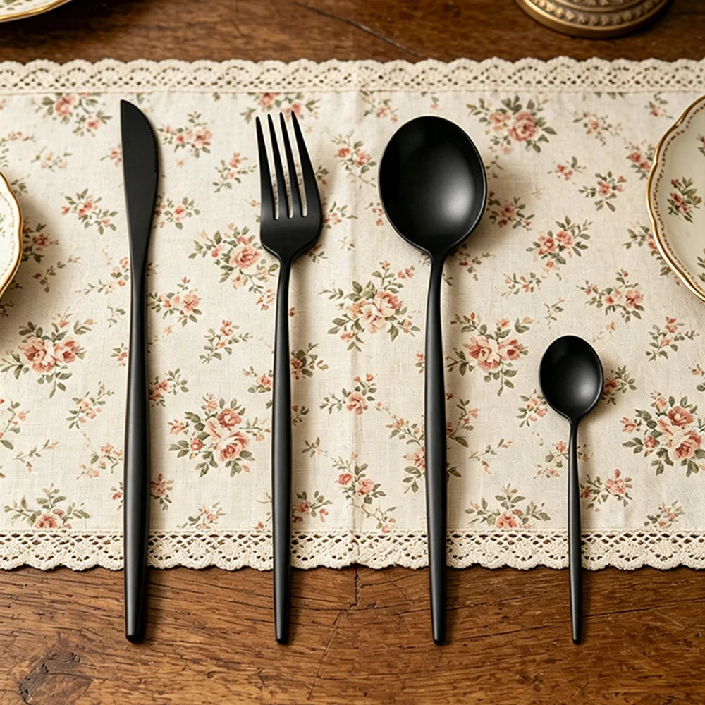 4-Piece Gold Stainless Steel Cutlery Set