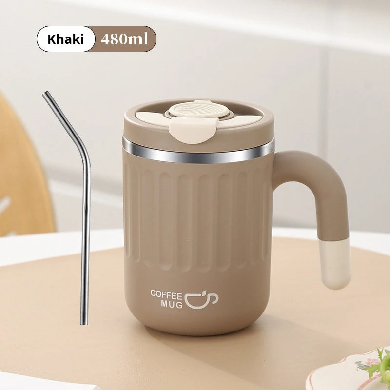 480ml Double-Wall Stainless Steel Travel Mug