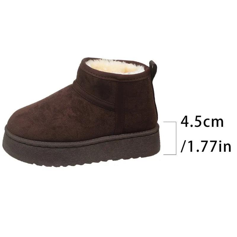 Sheepskin Wool Lined Women's Snow Boot