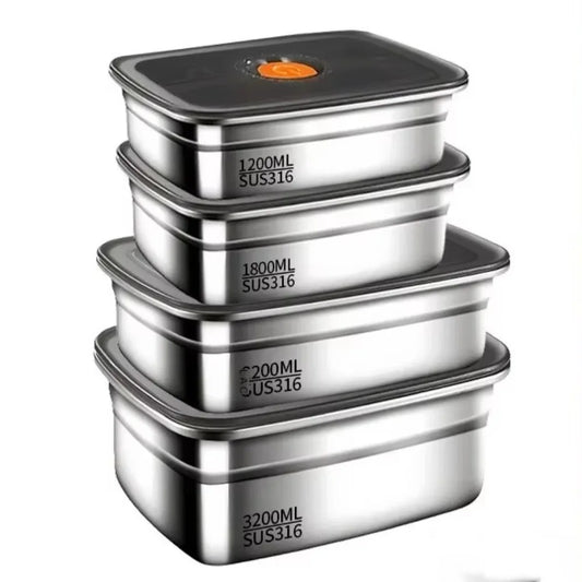 Stainless Steel Leak-Proof Bento Lunch Box