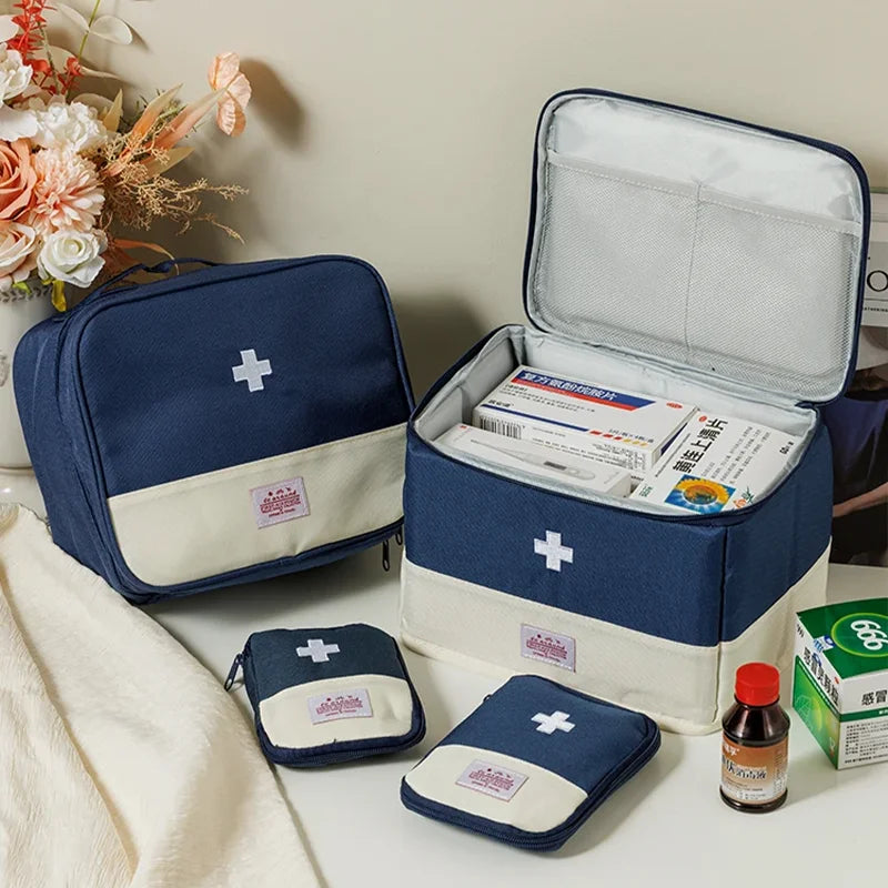 Portable Travel First Aid & Medicine Pouch