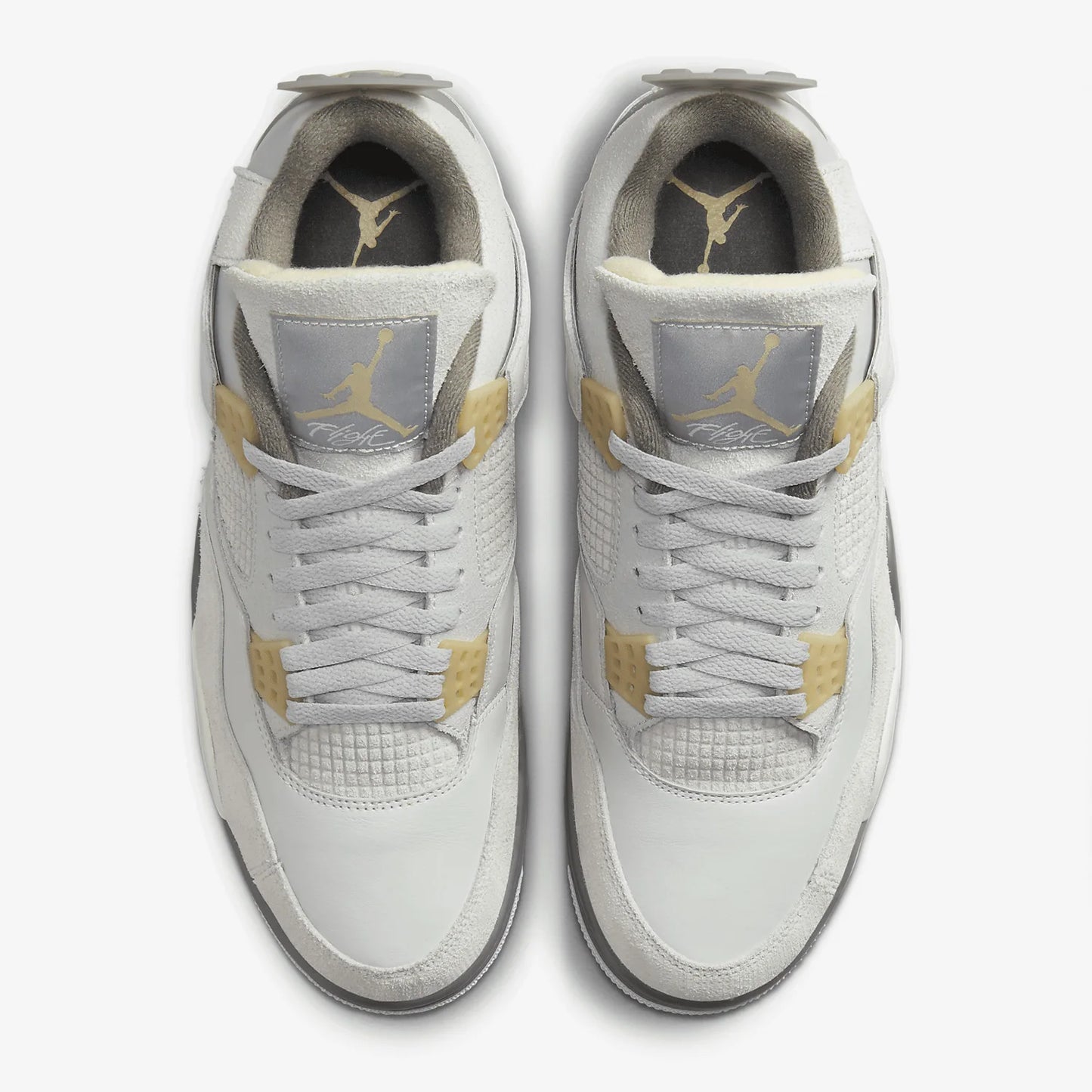 Nike Air Jordan 4 Unisex Sneakers (Gray)