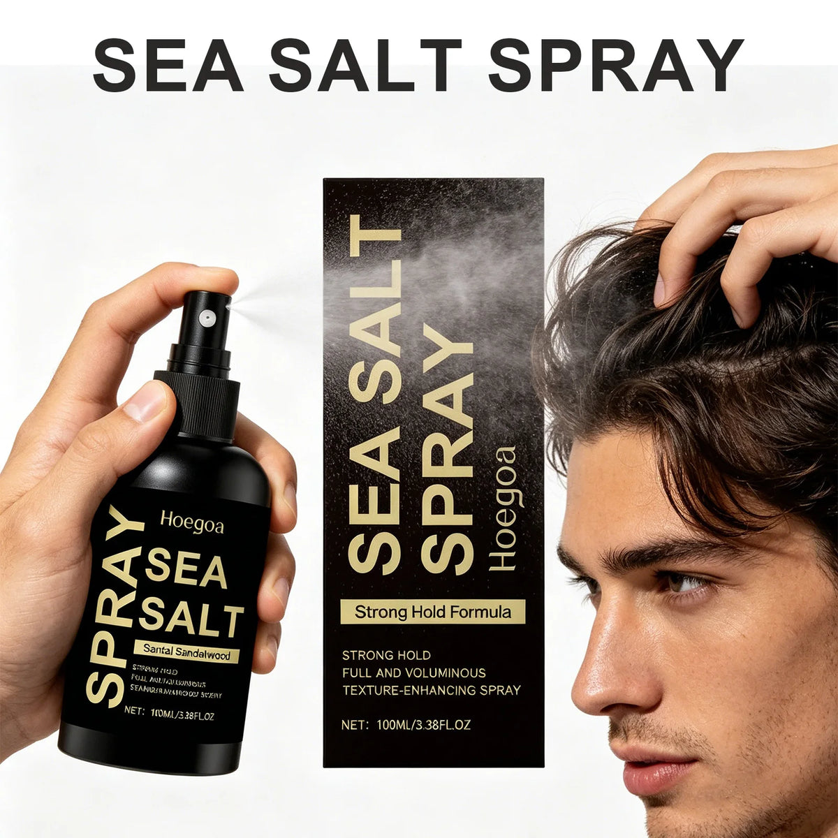 Sea Salt Texturizing Spray, Volume & Matte Waves, 100 ml
