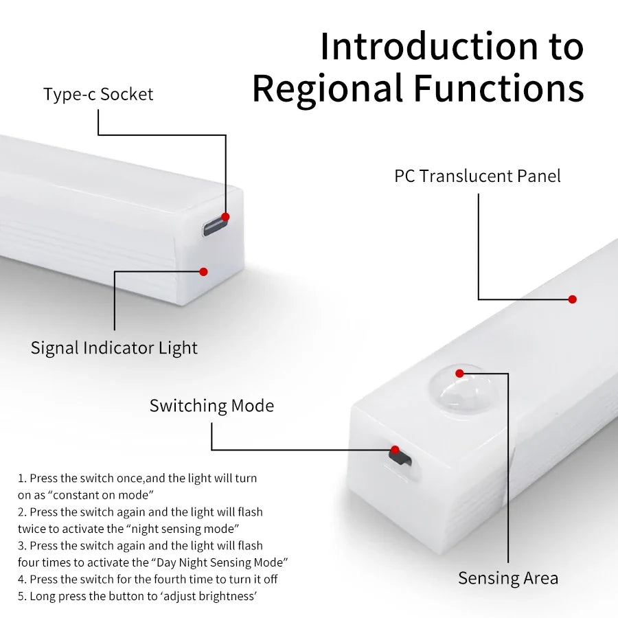 Rechargeable Motion-Sensor Cabinet Light