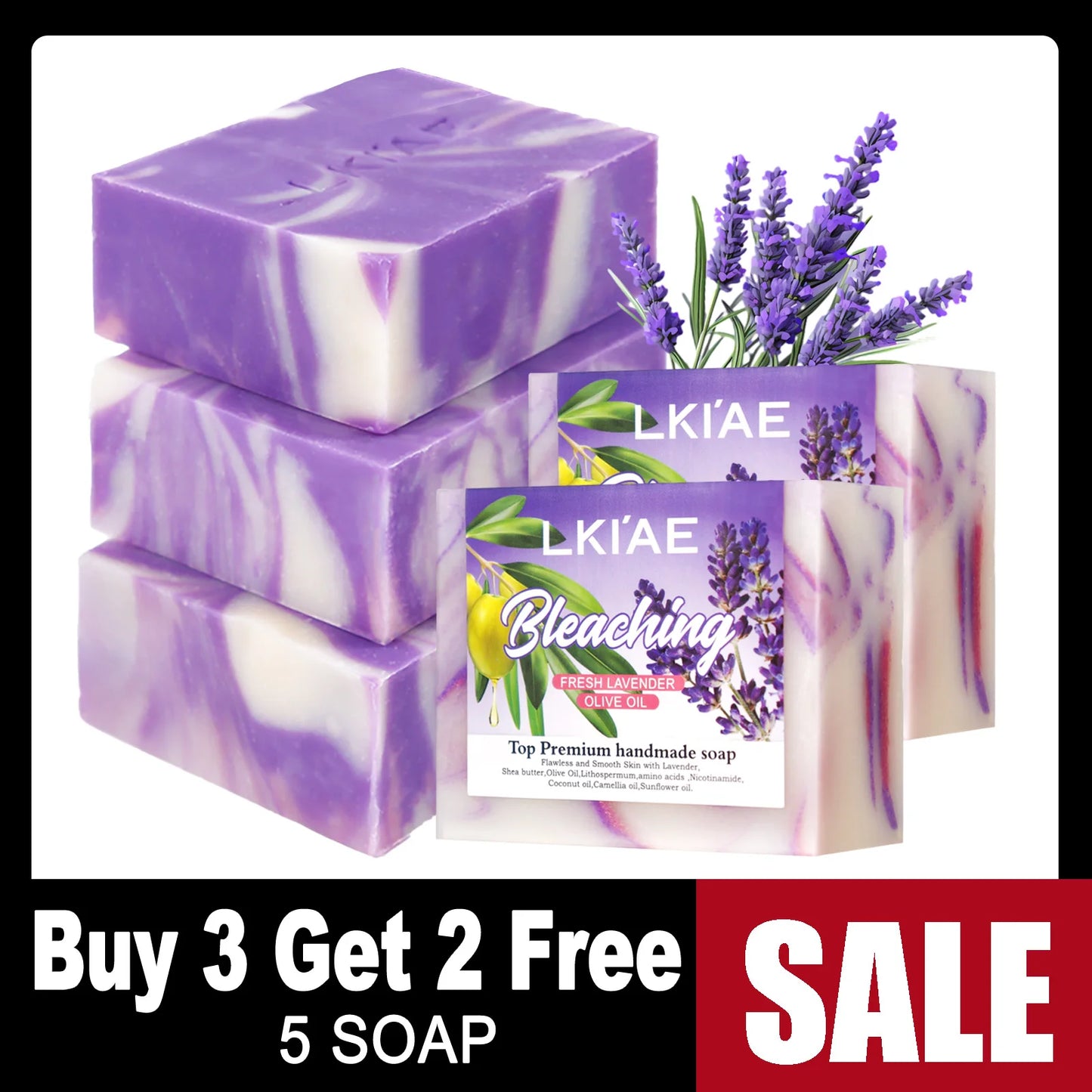 Fresh Lavender Brightening Soap Bar