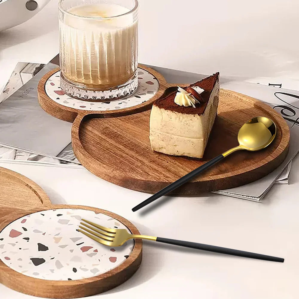 4-Piece Gold Stainless Steel Cutlery Set