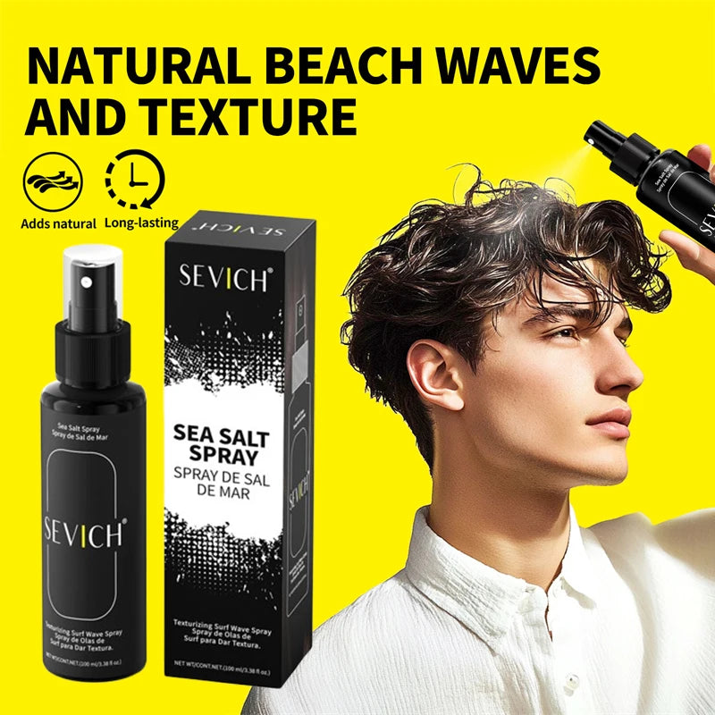 Natural Sea Salt Spray, Soft Waves & Texture, 100 ml