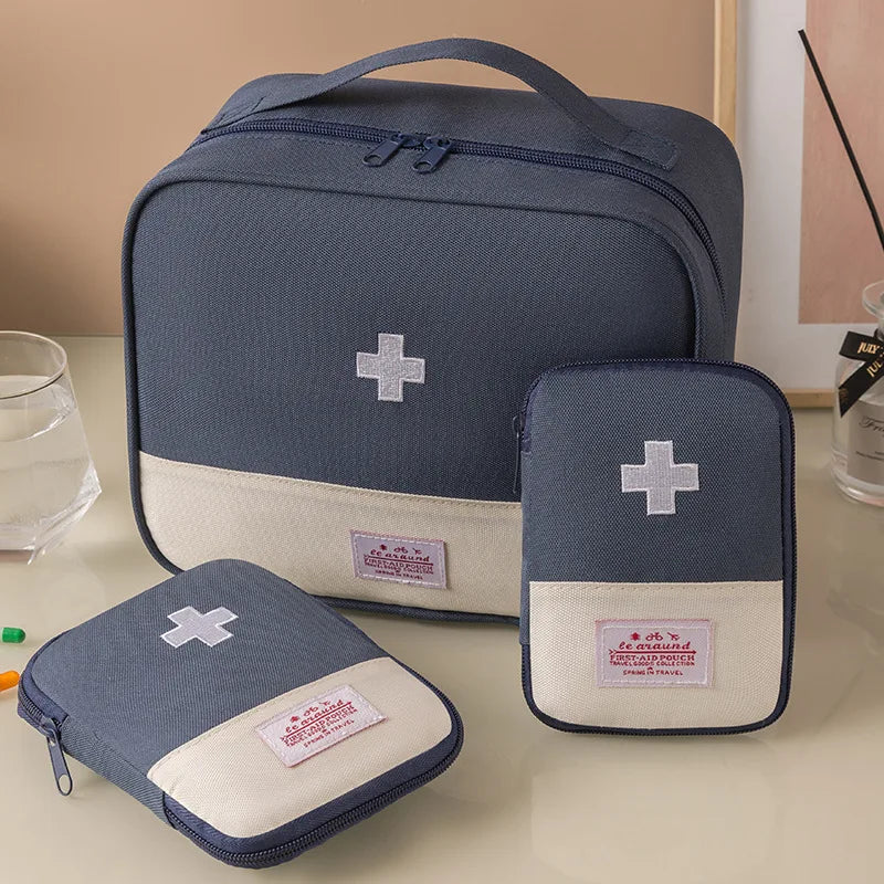 Portable Travel First Aid & Medicine Pouch