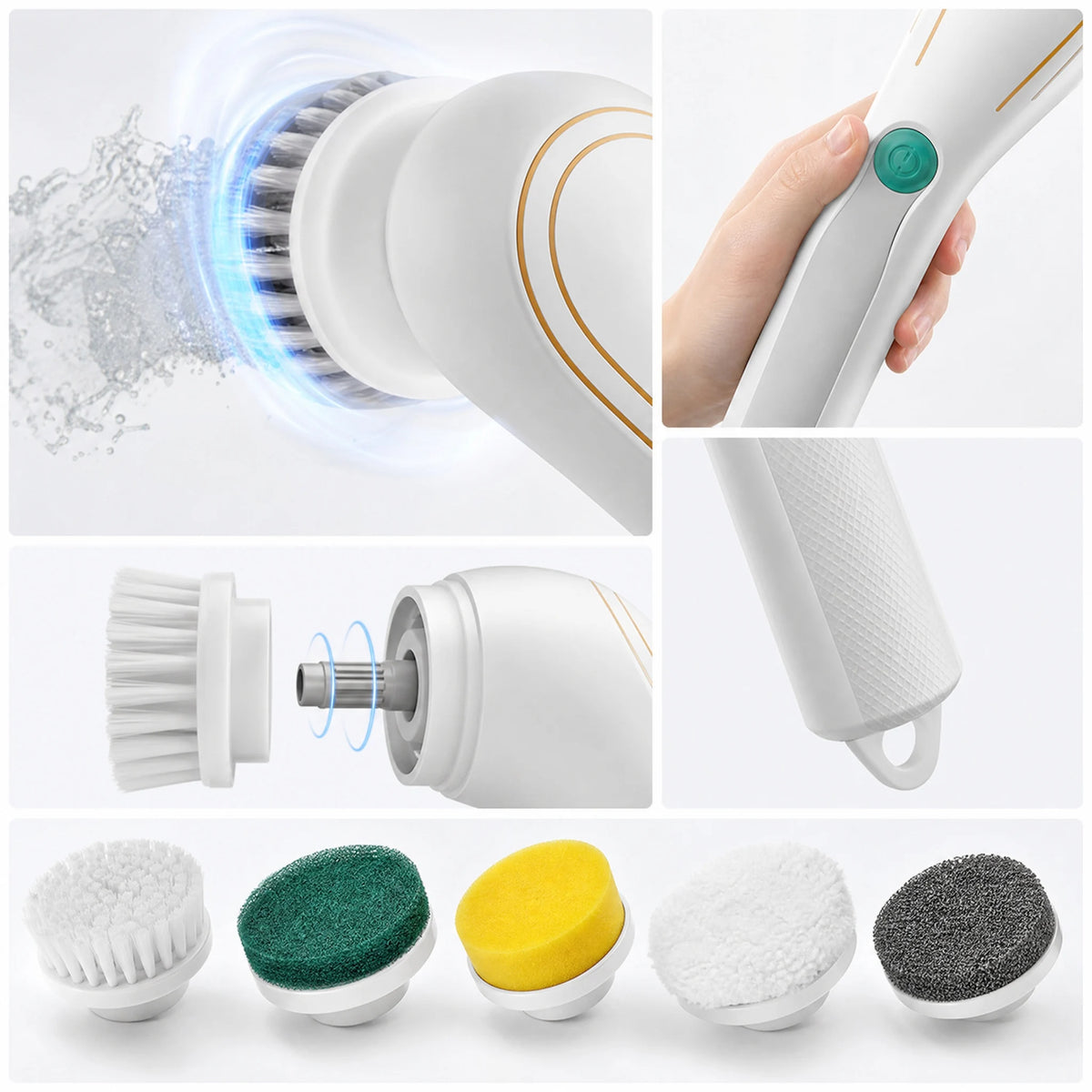 Electric Spin Scrubber Brush