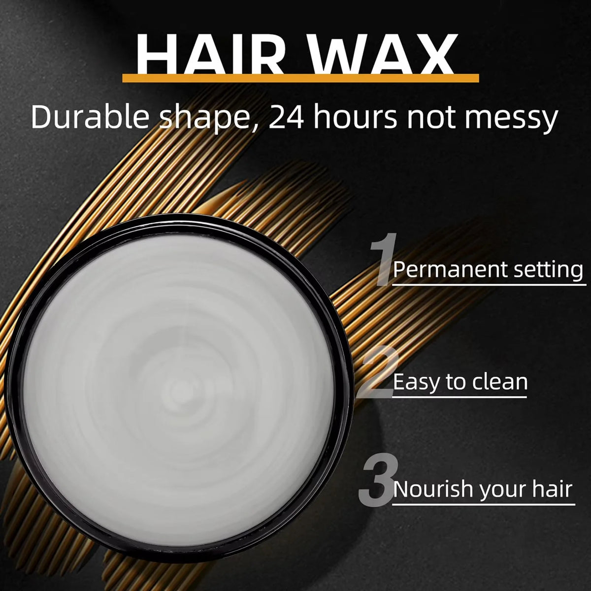 Men's Matte Hair Paste, Water-Based Texture, 100–120 g
