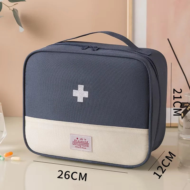 Portable Travel First Aid & Medicine Pouch