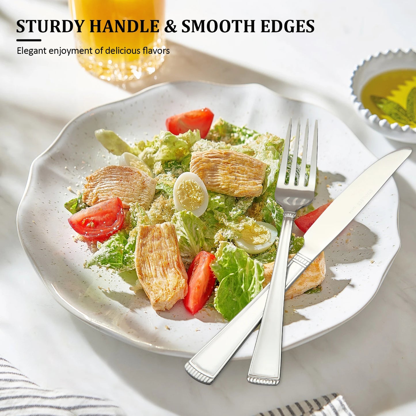 20-Piece Mirror Polished Flatware Set