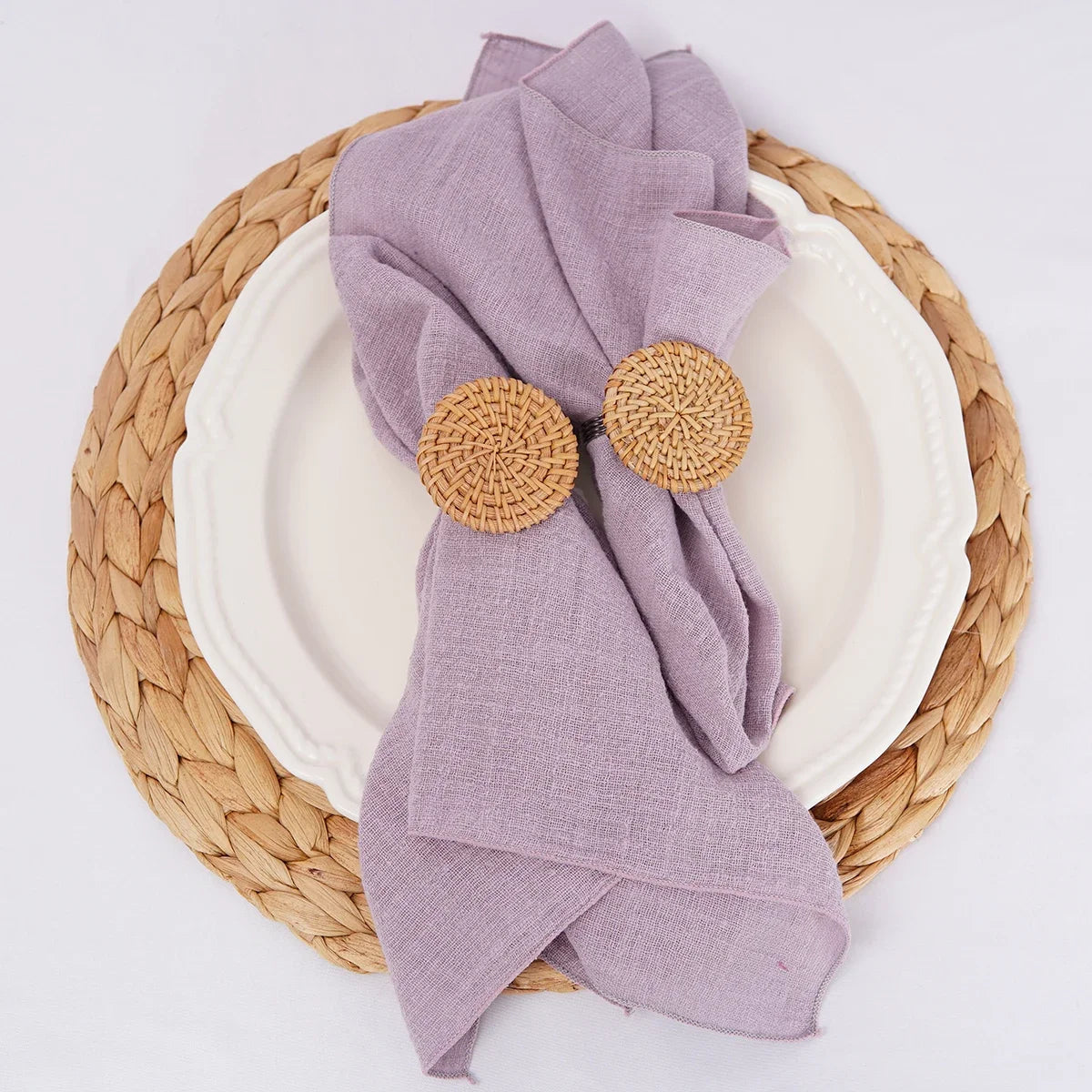 Cotton Gauze Dinner Napkins – Set of 10