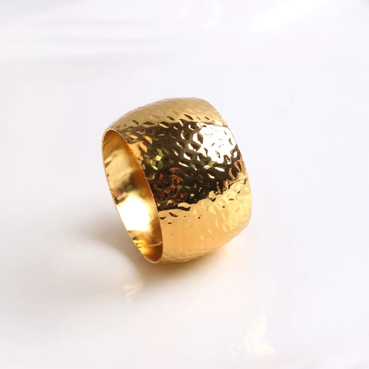 Gold Metal Napkin Ring – Hotel Collection