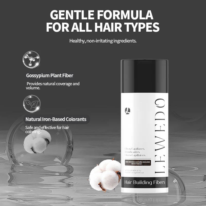 LEWEDO Hair Building Fibers, Keratin Styling Powder, 25 G