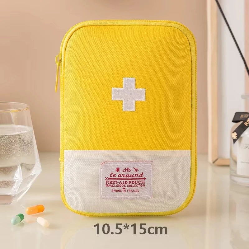 Portable Travel First Aid & Medicine Pouch