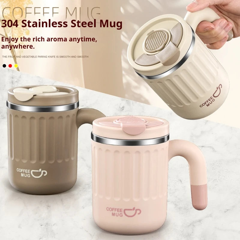480ml Double-Wall Stainless Steel Travel Mug
