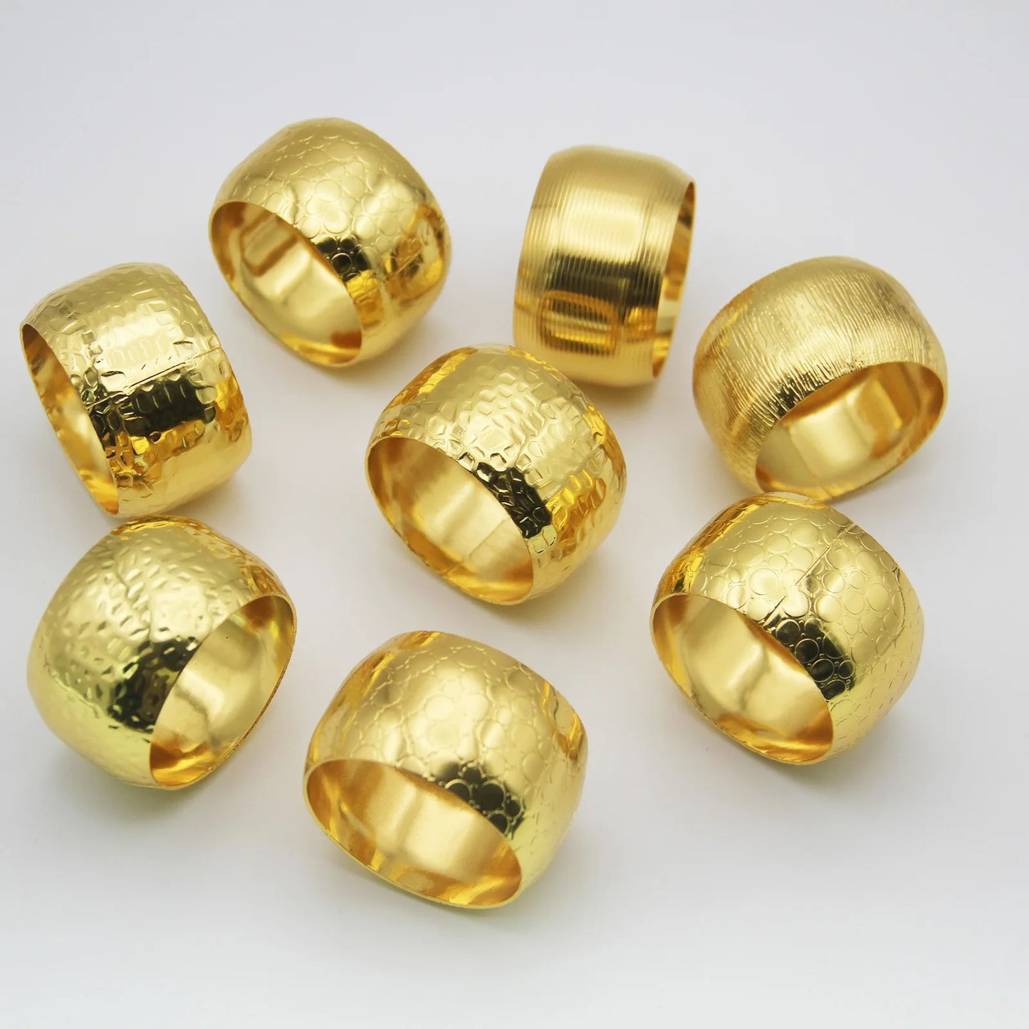 Gold Metal Napkin Ring – Hotel Collection