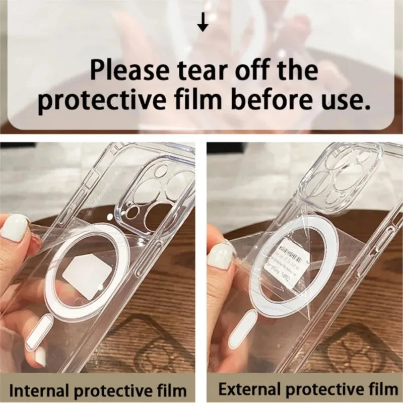 MagSafe Magnetic Clear iPhone Case