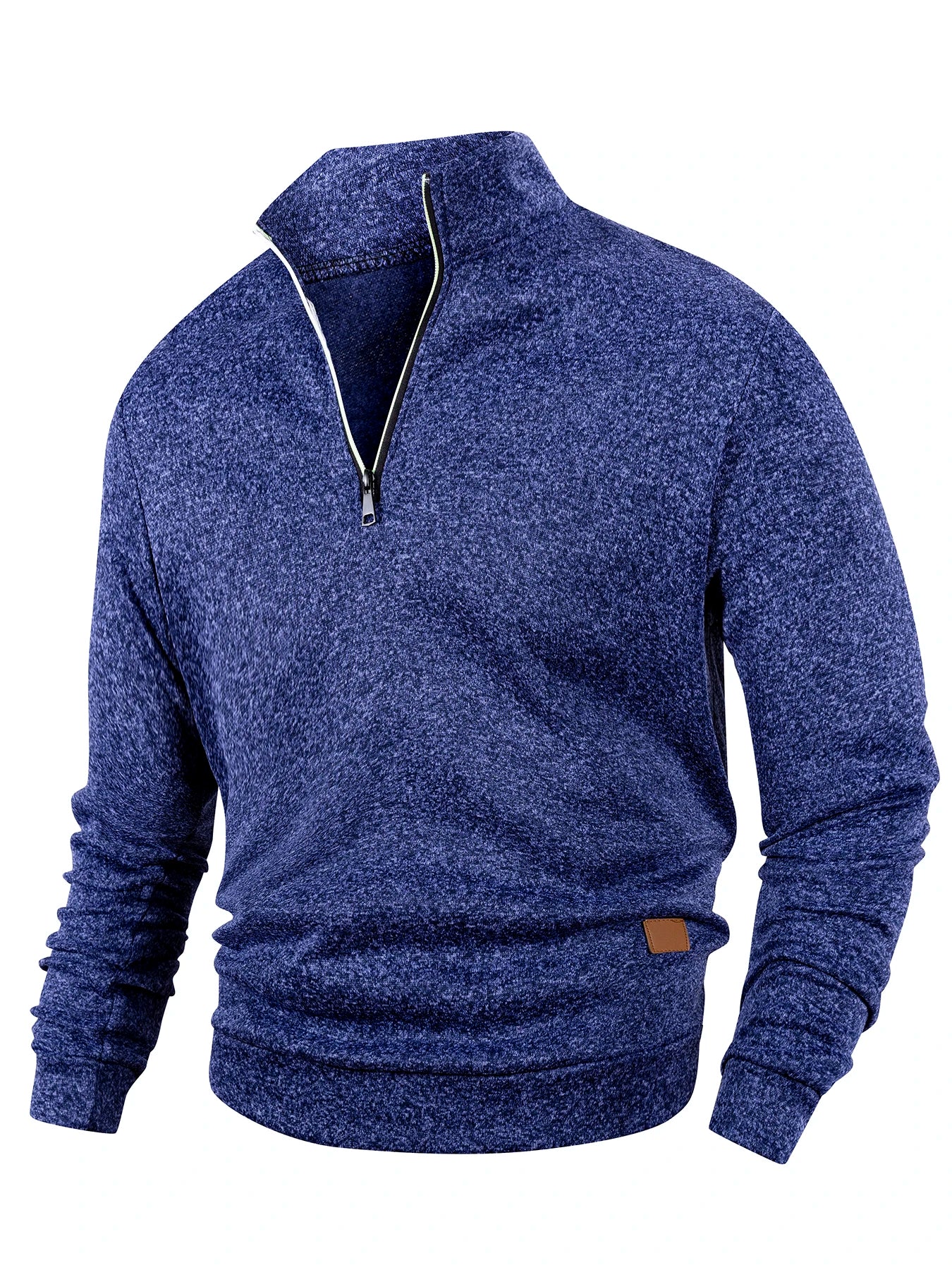 Men's Quarter-Zip Mock Neck Pullover