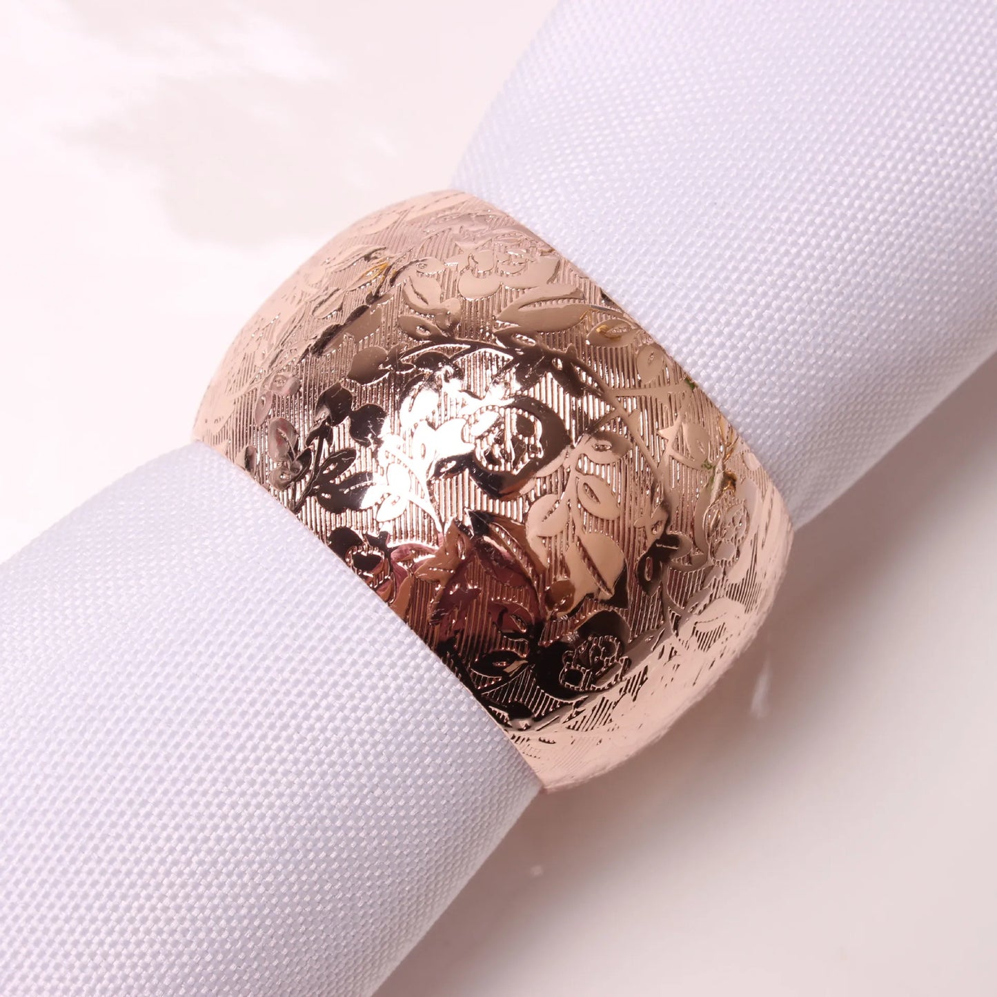 Gold Metal Napkin Ring – Hotel Collection