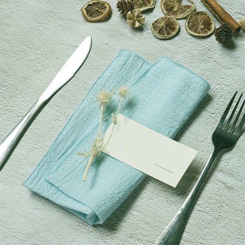 Pink Cotton Cloth Napkins – Set of 10