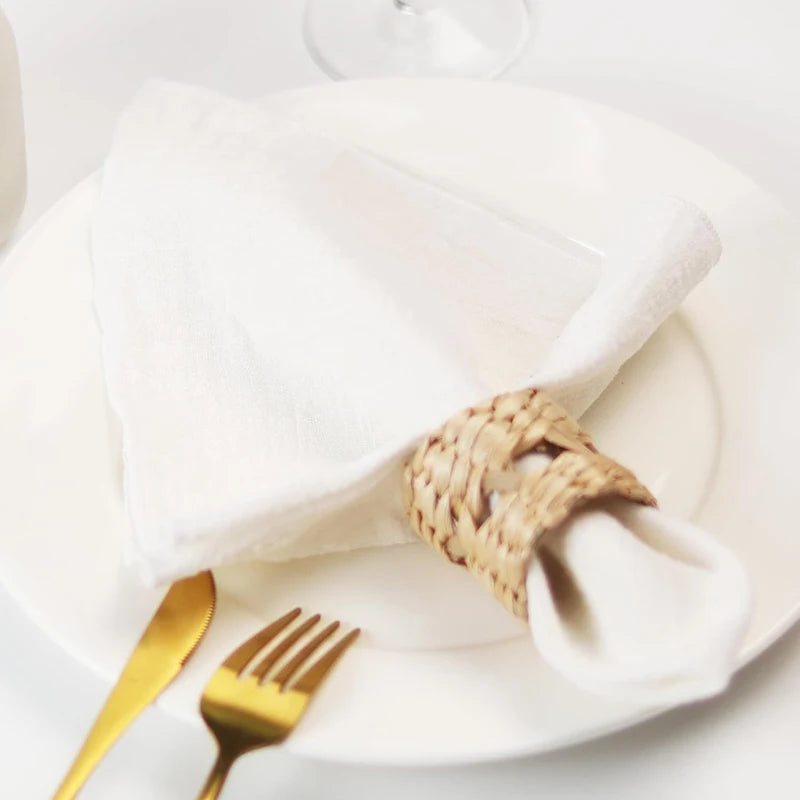 Pink Cotton Cloth Napkins – Set of 10
