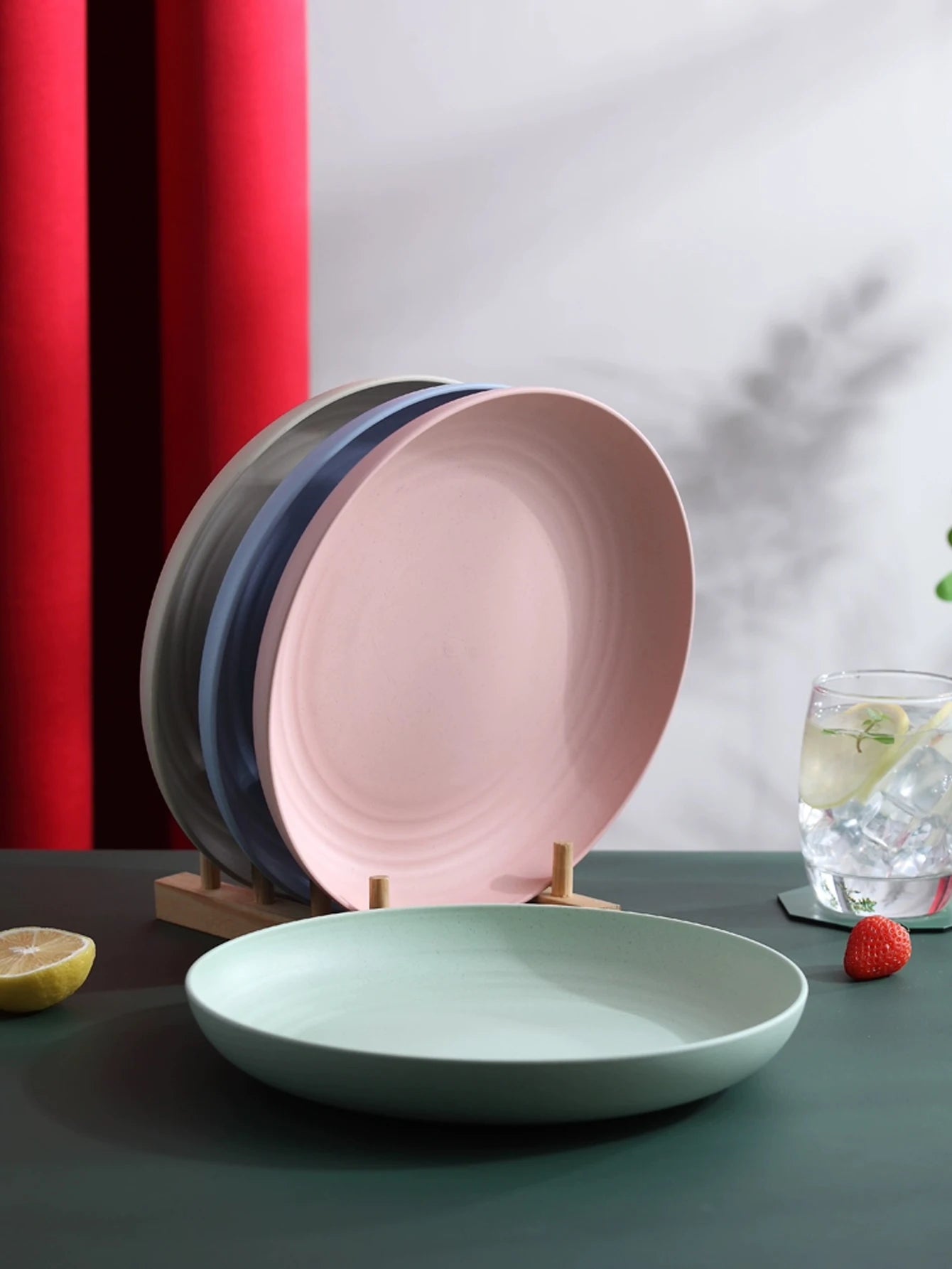 Wheat Straw Unbreakable Dinner Plate Set of 4