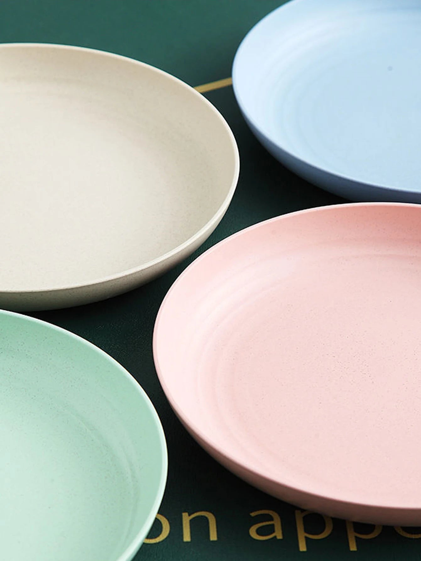 Wheat Straw Unbreakable Dinner Plate Set of 4