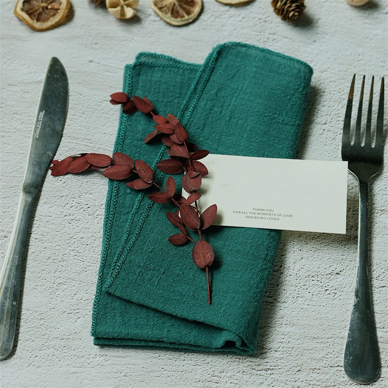 Pink Cotton Cloth Napkins – Set of 10