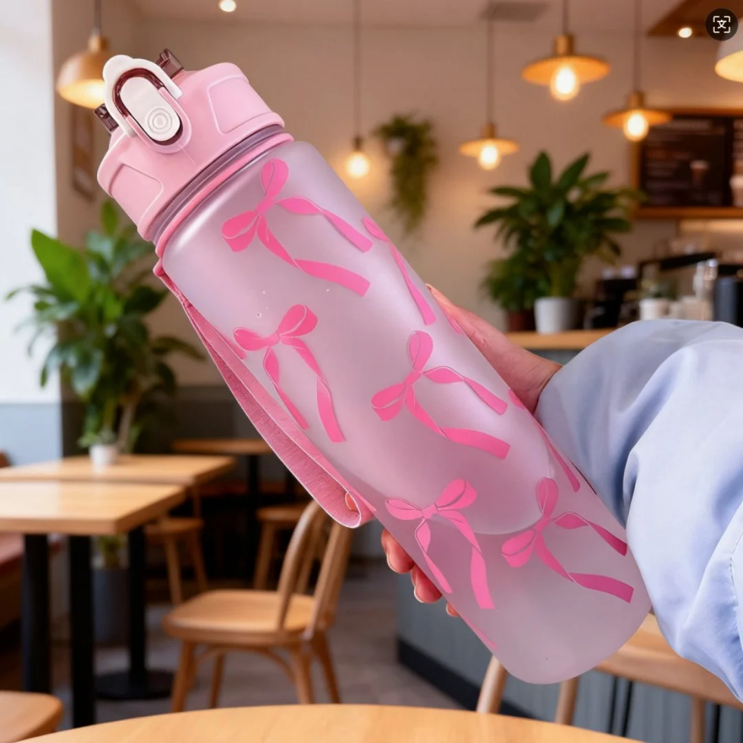 750ml Sport Water Bottle with Carry Strap