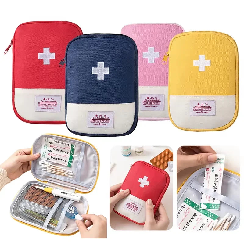 Portable Travel First Aid & Medicine Pouch