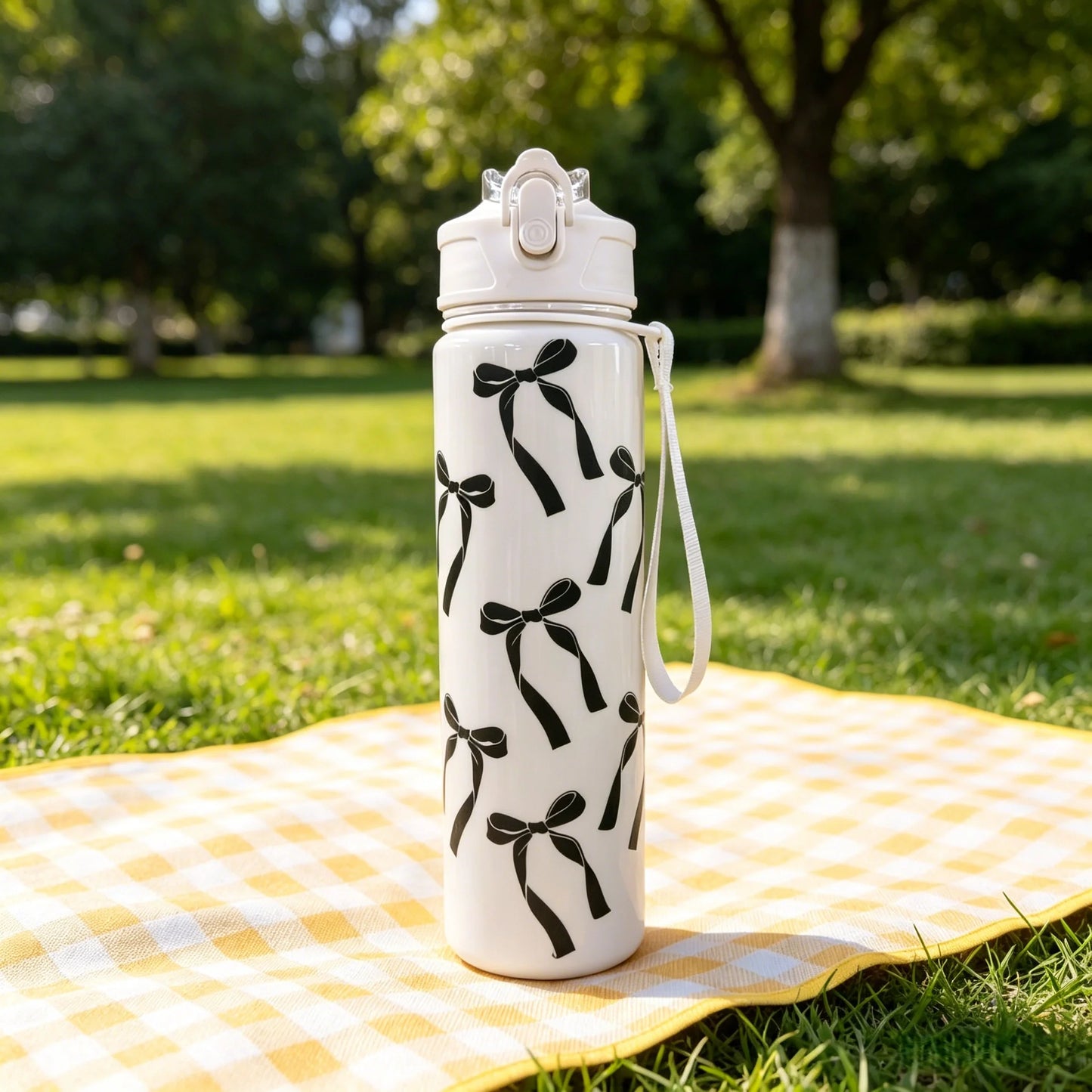 750ml Sport Water Bottle with Carry Strap